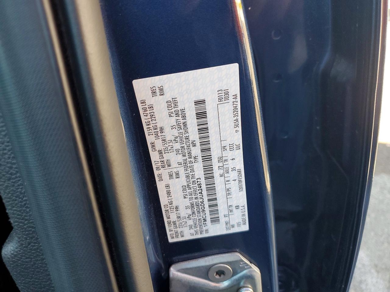 2018 Ford Escape se