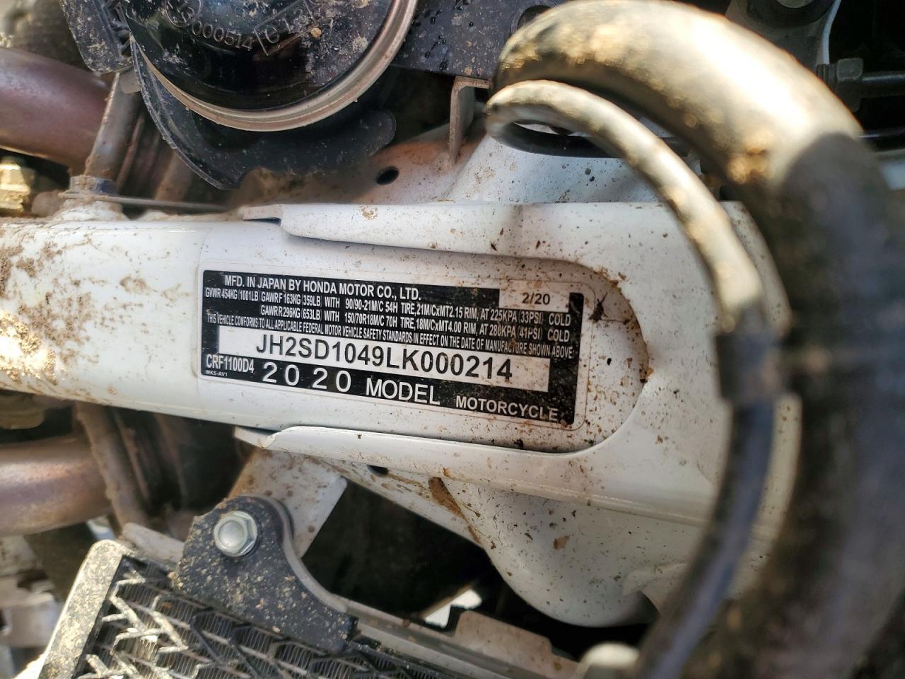 2020 Honda CRF1100 D4