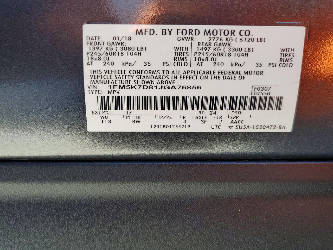 2018 Ford Explorer xlt