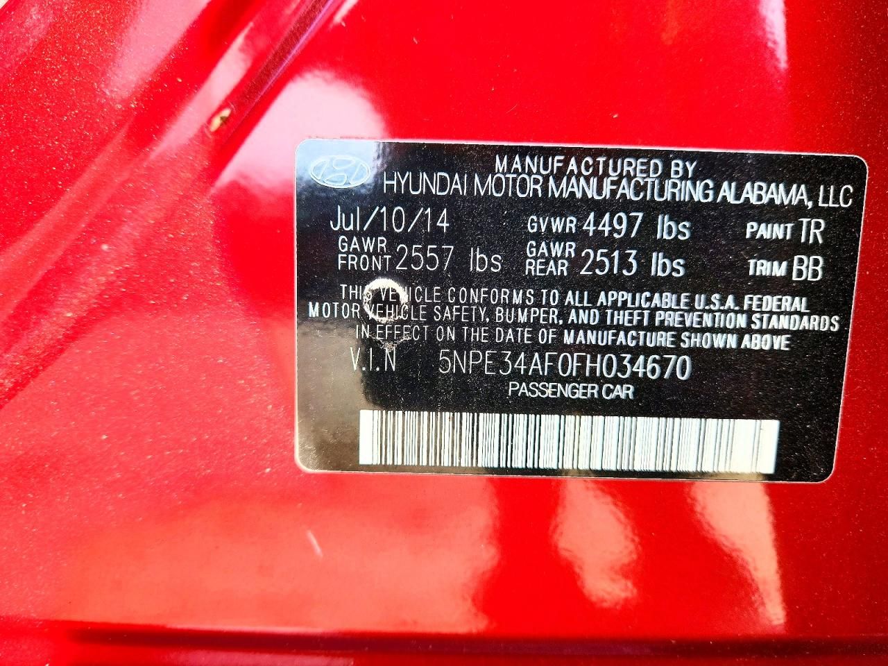 2015 Hyundai Sonata Sport