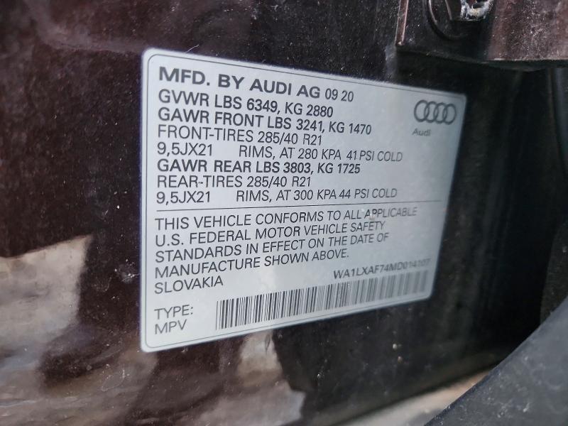2021 Audi Q7 Premium Plus