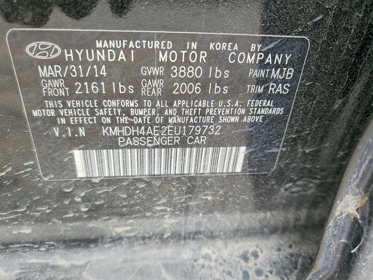 2014 Hyundai Elantra se