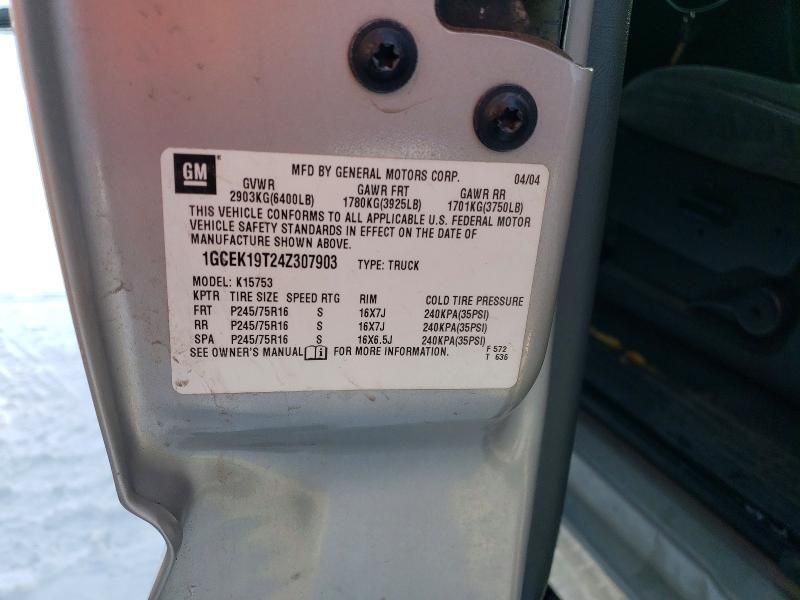 2004 Chevrolet Silverado K1500