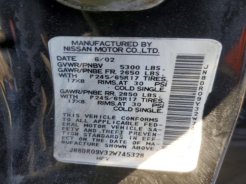 2002 Niss Pathfinder se
