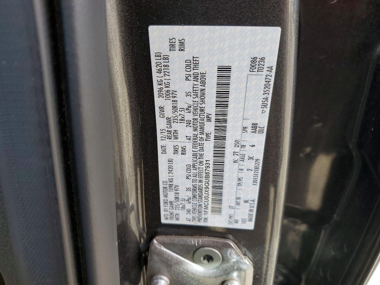 2016 Ford Escape Titanium