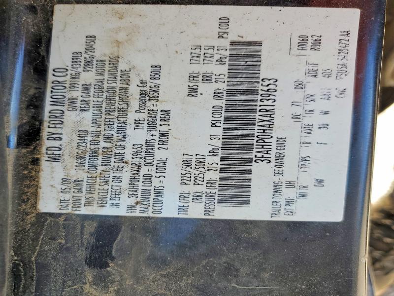 2010 Ford Fusion se