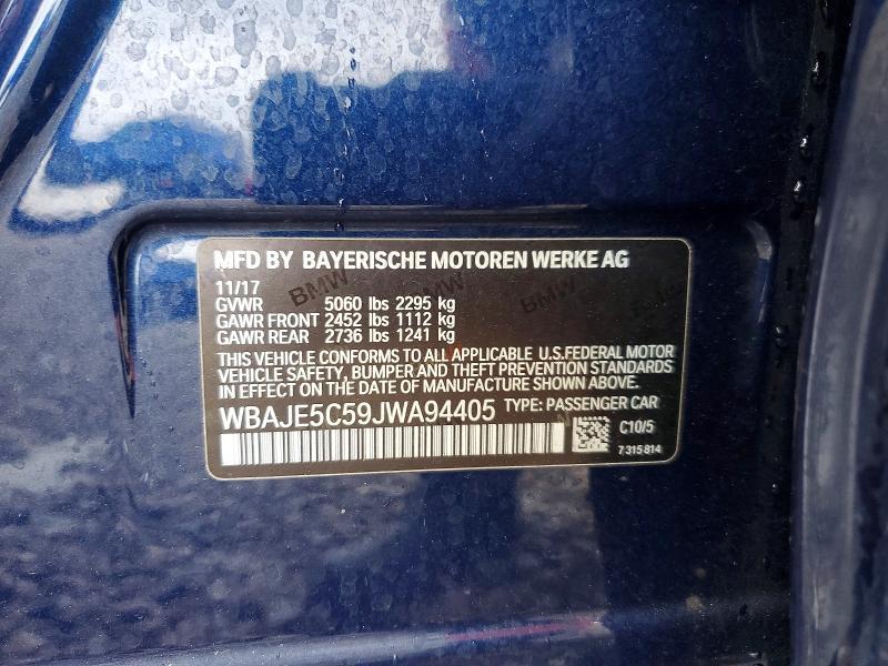 2018 BMW 540 i