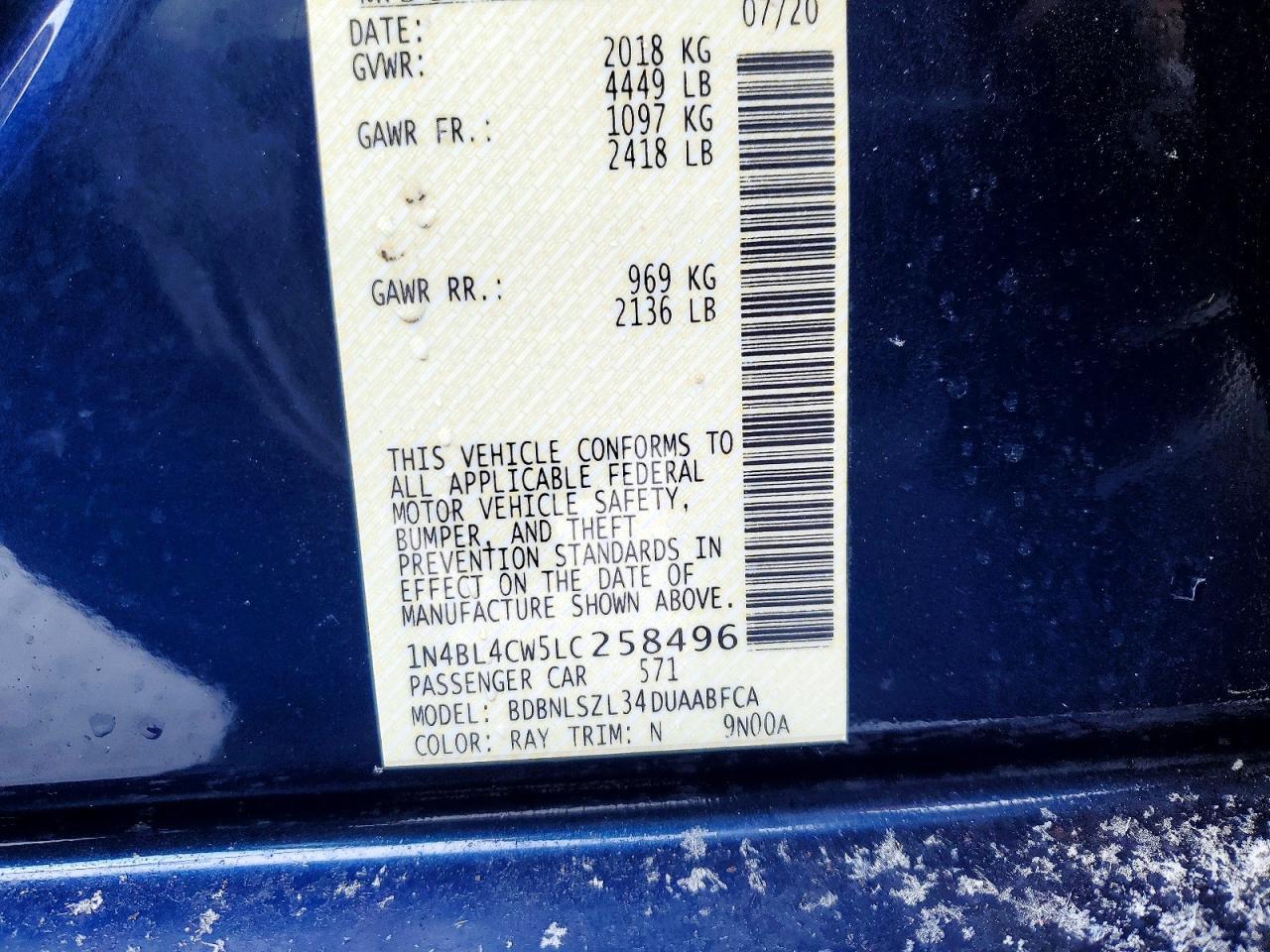2020 Nissan Altima