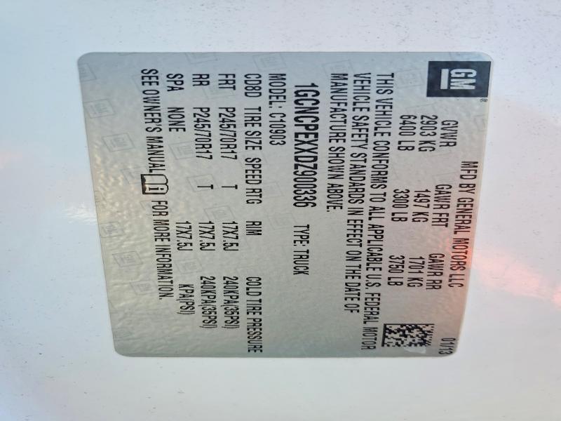 2013 Chev 1500 4X2 / Pickup