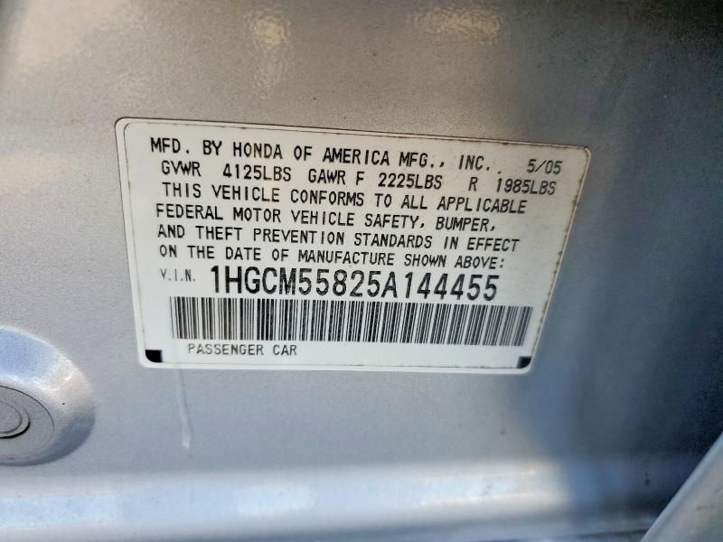 2005 Honda Accord ex