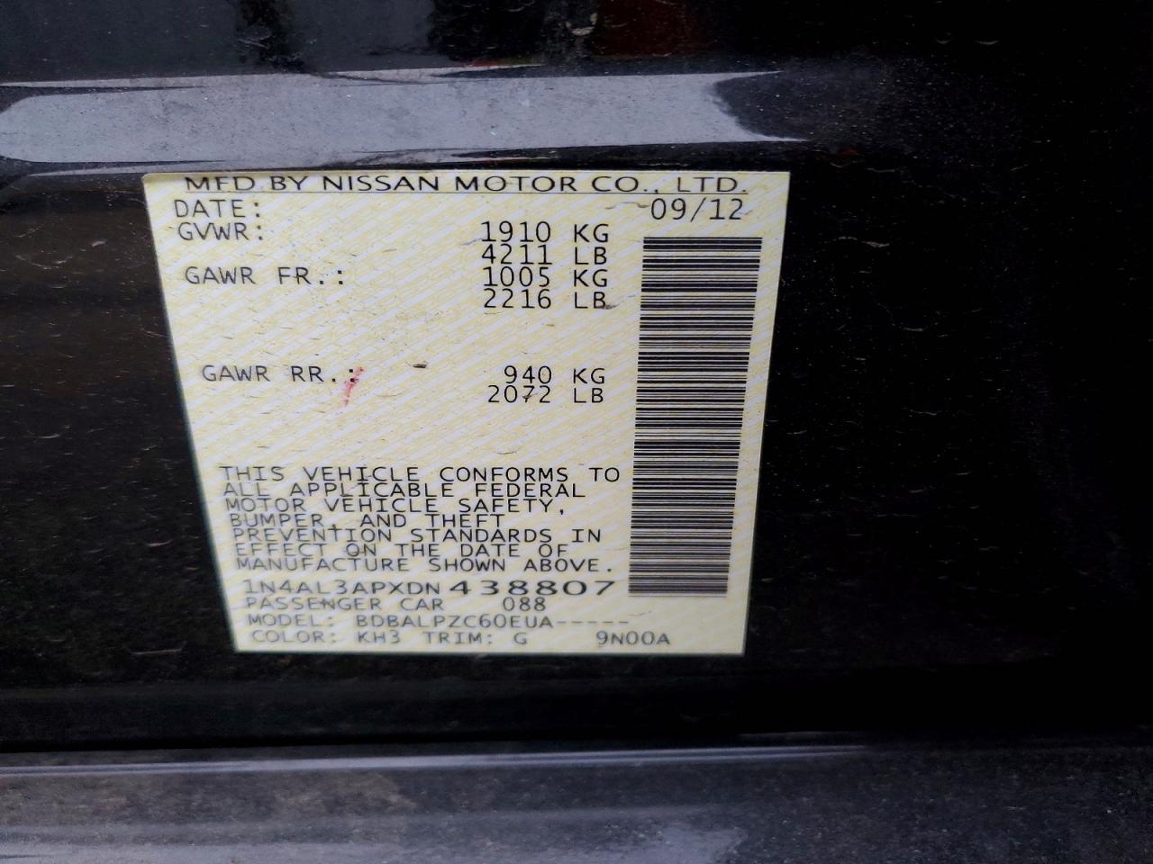 2013 Nissan Altima 2.5