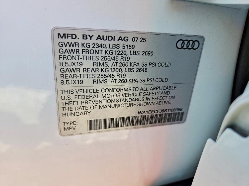 2025 Audi Q3 Premium Plus s Line 45