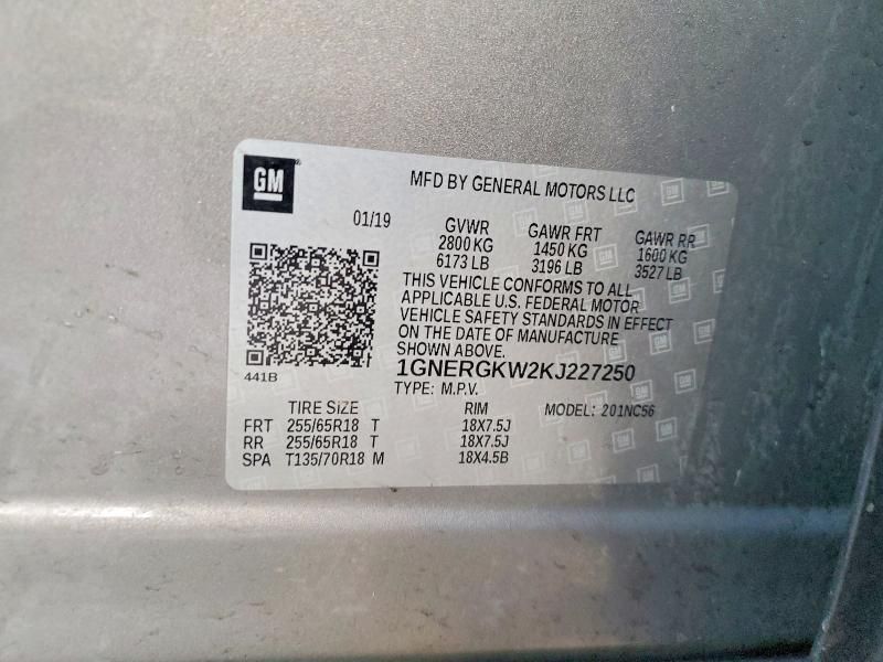 2019 Chevrolet Traverse lt