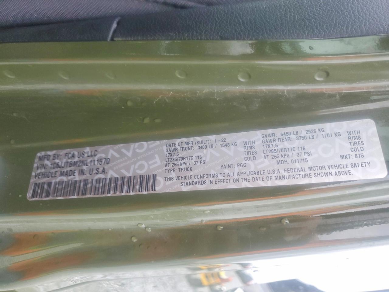 2022 Jeep Gladiator Rubicon