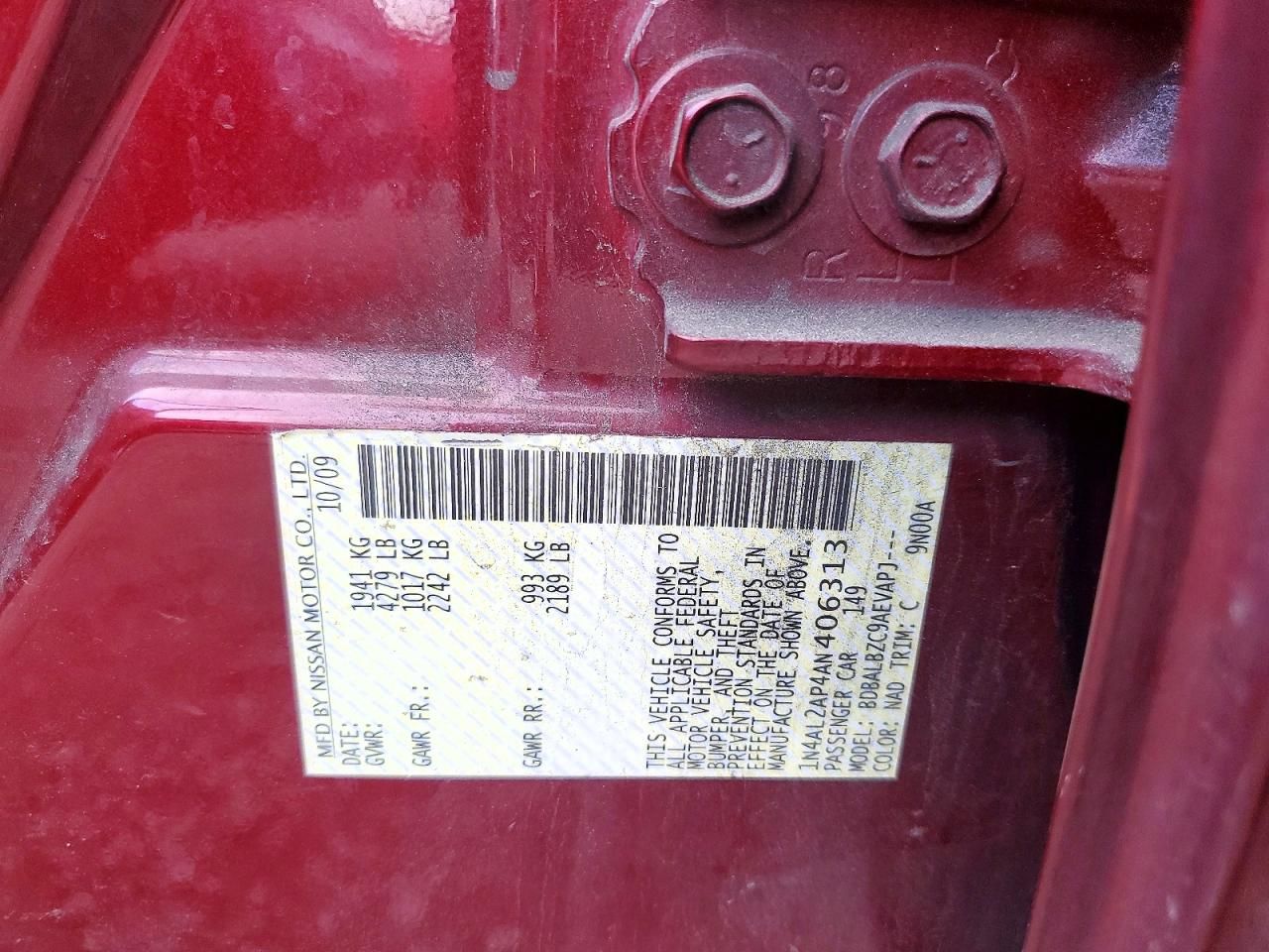 2010 Nissan Altima Base