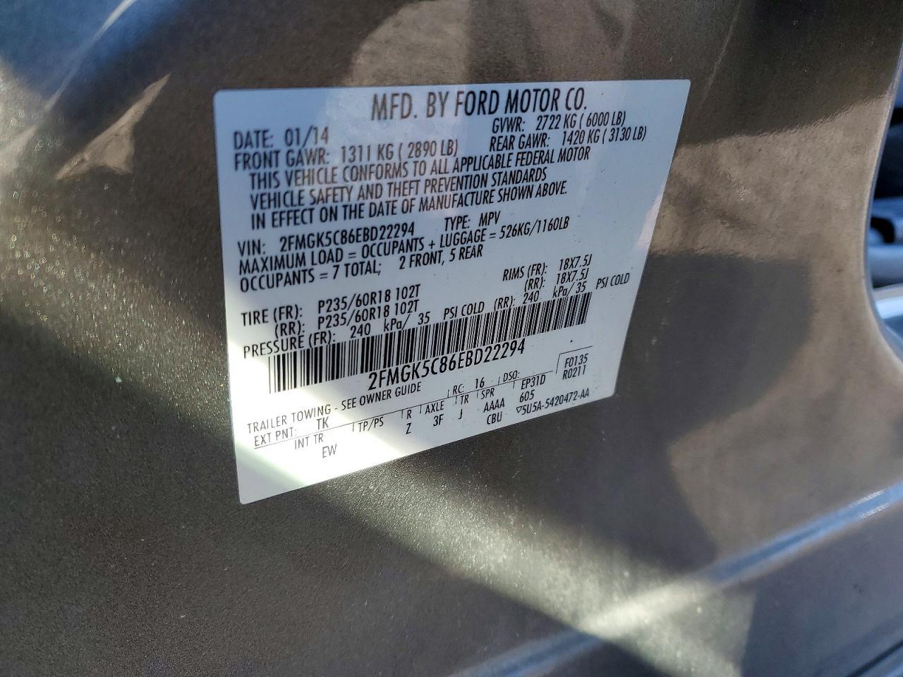 2014 Ford Flex sel