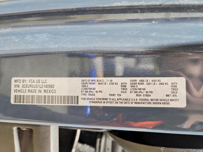 2020 Dodge Ram Promaster 3500 Delivery van