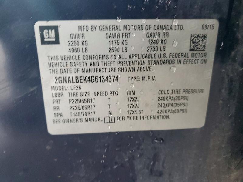 2016 Chevrolet Equinox ls