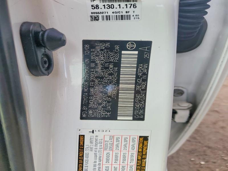 2009 Toyota Corolla le