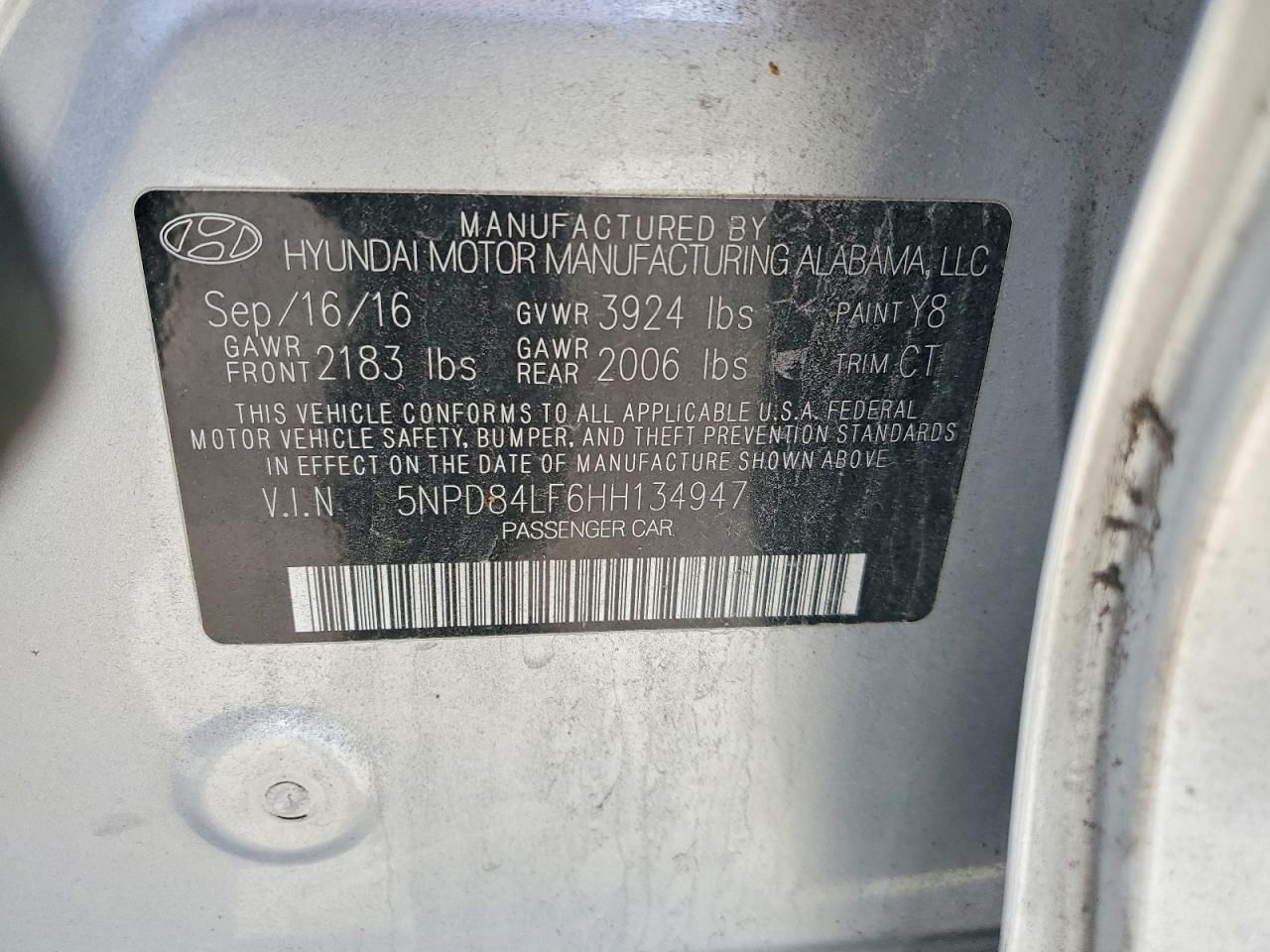 2017 Hyundai Elantra se