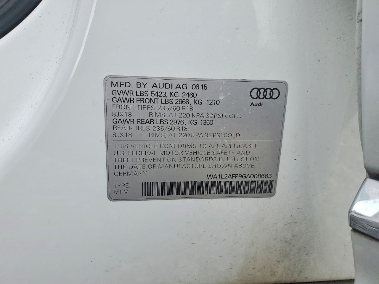 2016 Audi Q5 Premium Plus