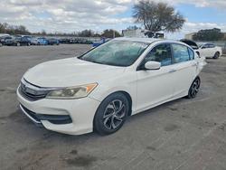 Honda salvage cars for sale: 2016 Honda Accord lx