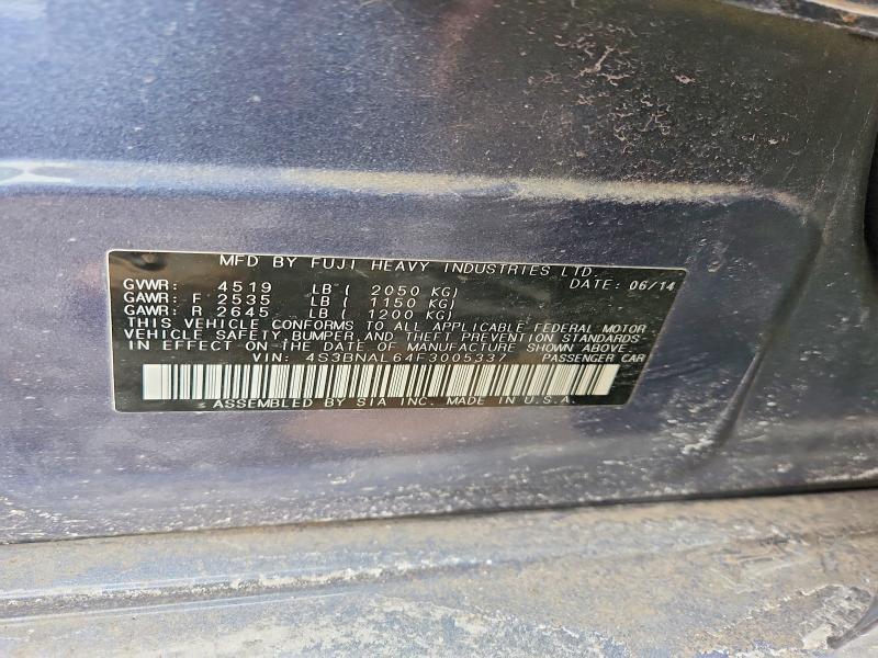 2015 Subaru Legacy 2.5i Limited