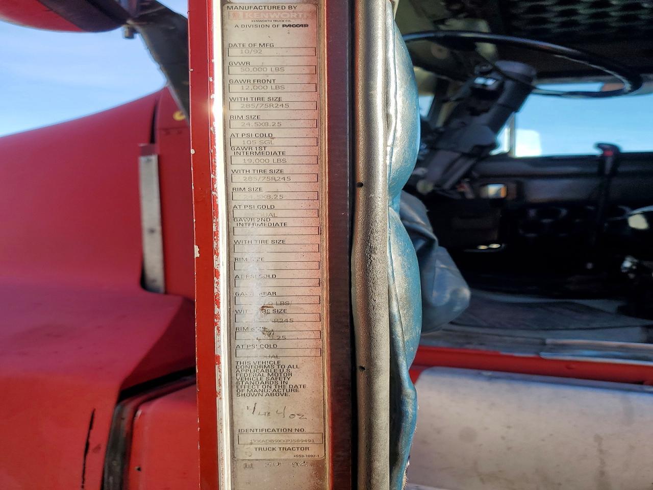 1993 Kenworth Construction