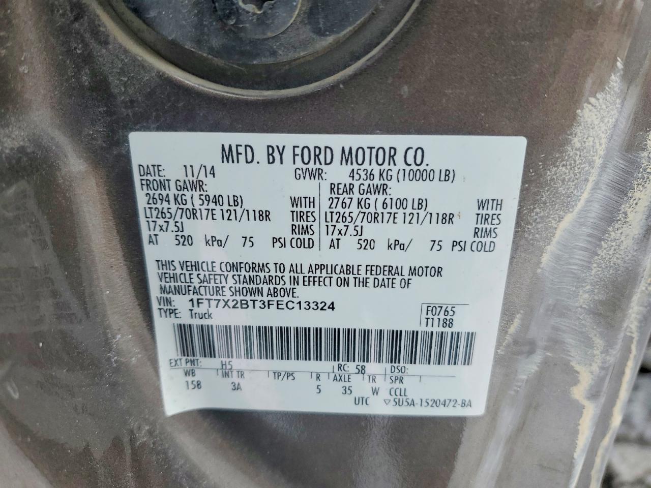 2015 Ford F250