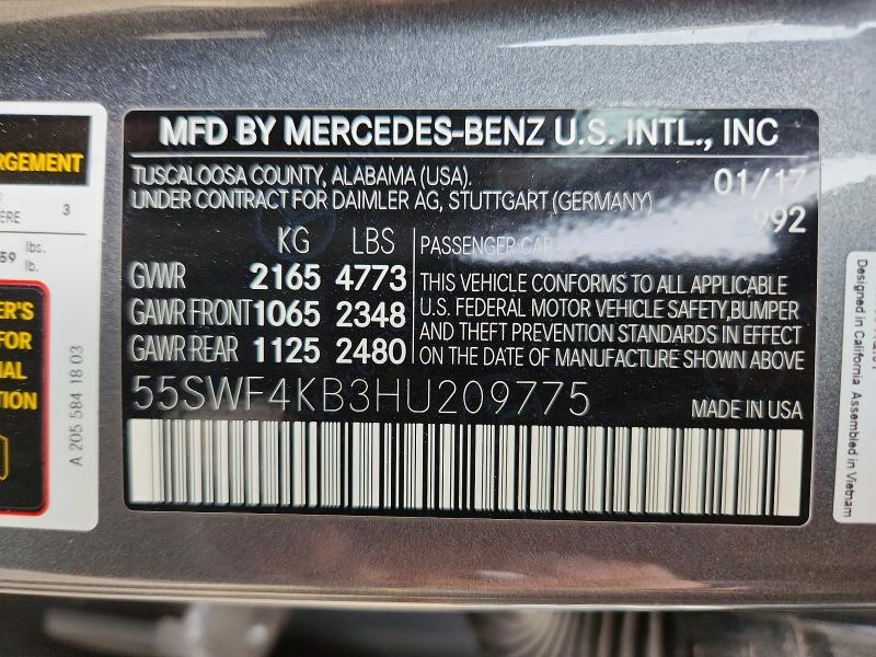 2017 Mercedes-Benz C 300 4matic