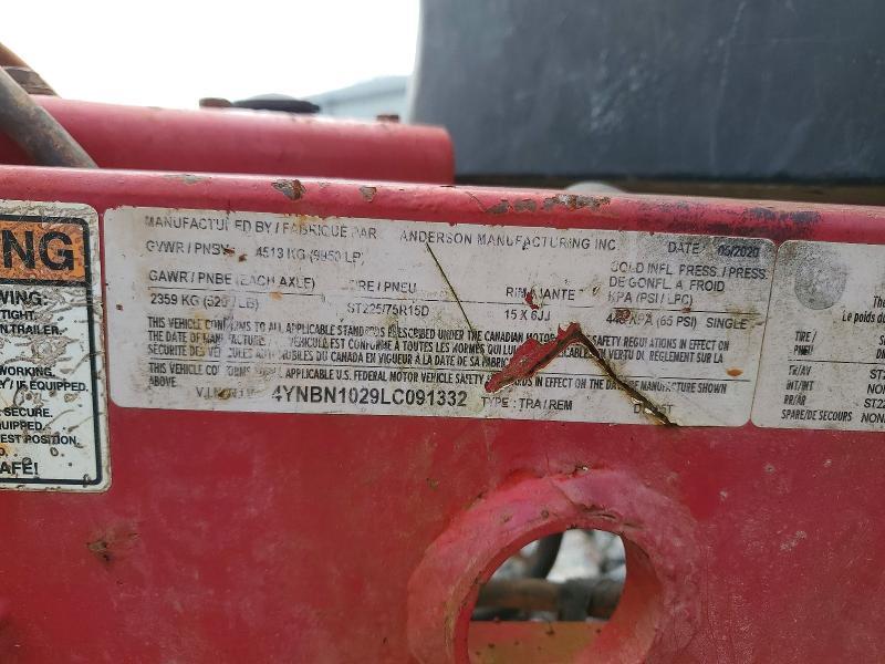 2020 Anderson Mfg 2020 Anderson Manufacturing Dump Trailer