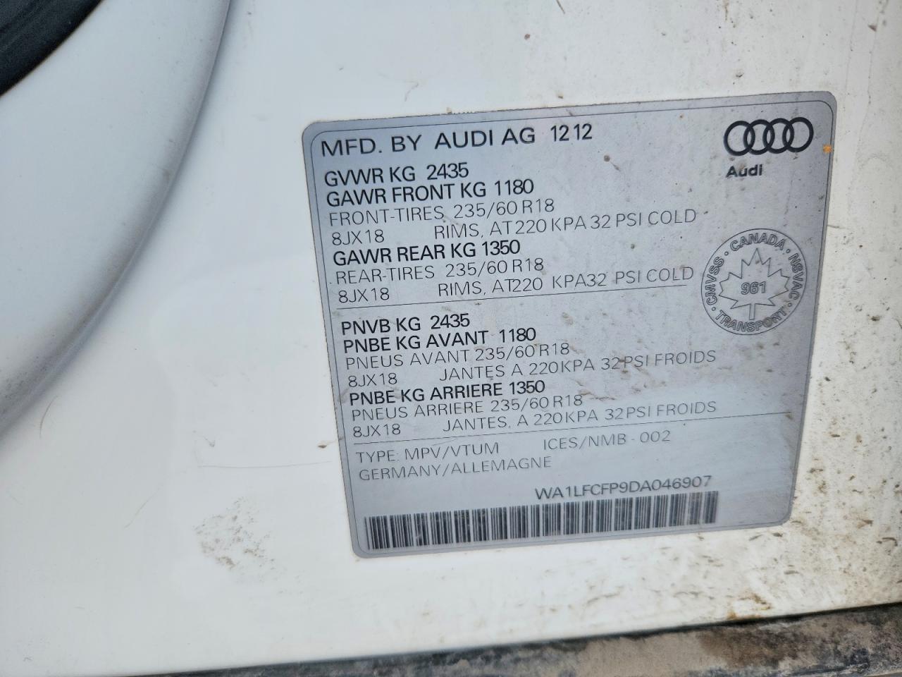 2013 Audi Q5 Premium Plus