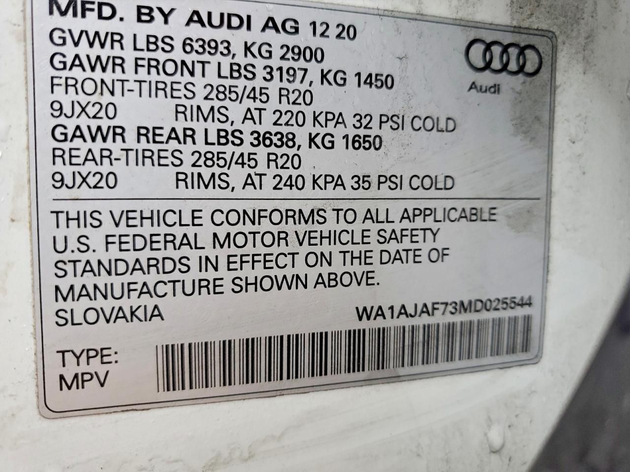 2021 Audi Q7 Premium