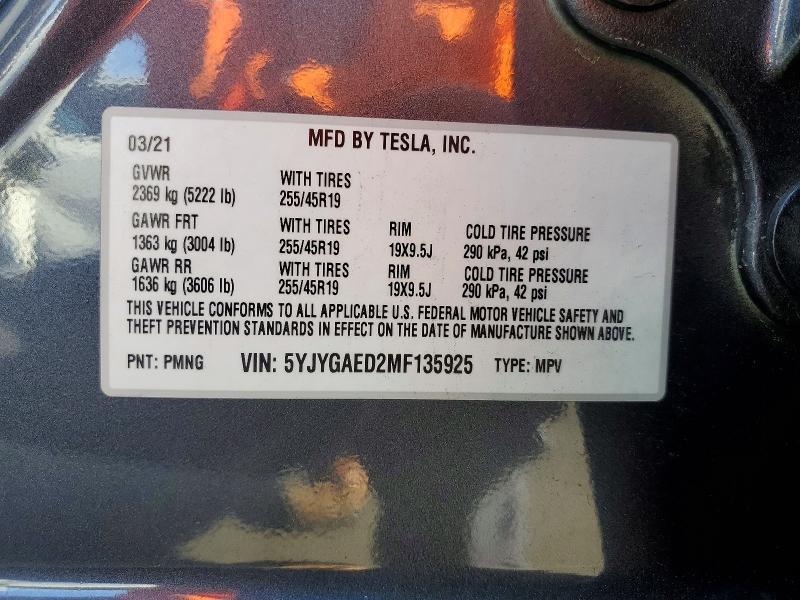 2021 Tesla Model y