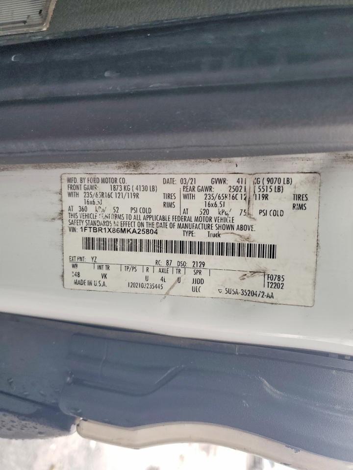 2021 Ford Transit 250 Delivery Van