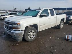 Salvage trucks for sale at Woodhaven, MI auction: 2018 Chevrolet Silverado K1500 LT