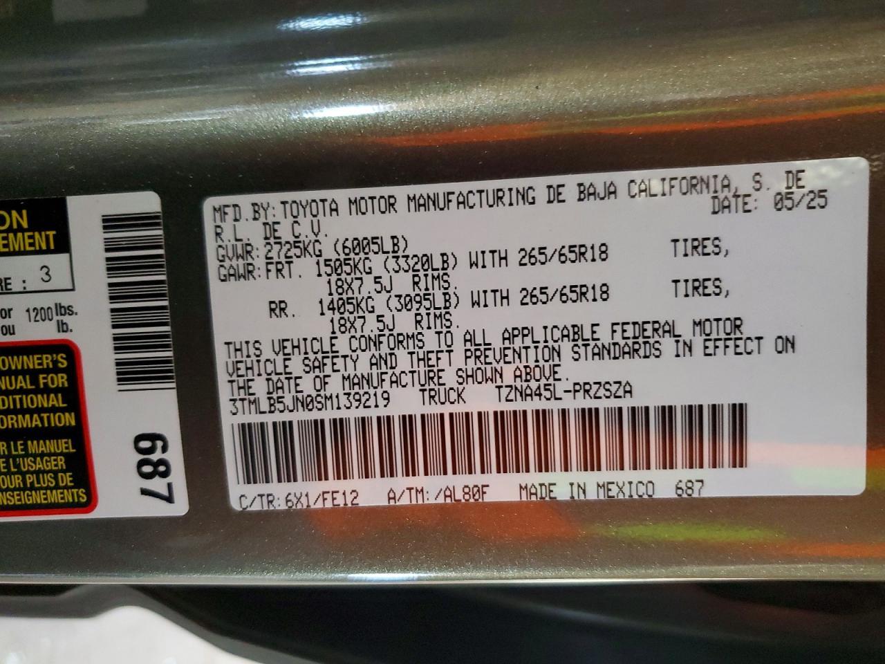 2025 Toyota Tacoma TRD Sport