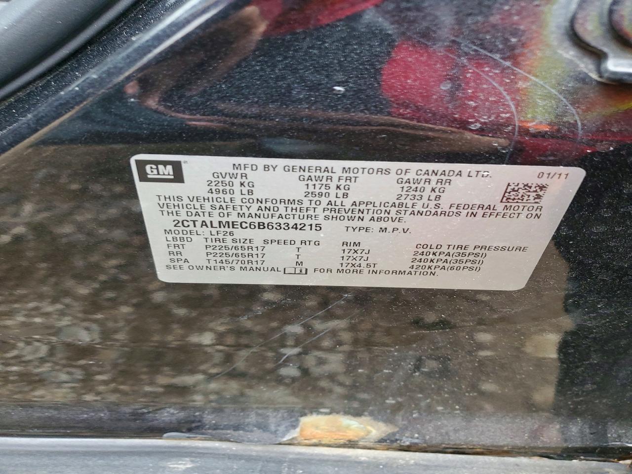 2011 GMC Terrain sle