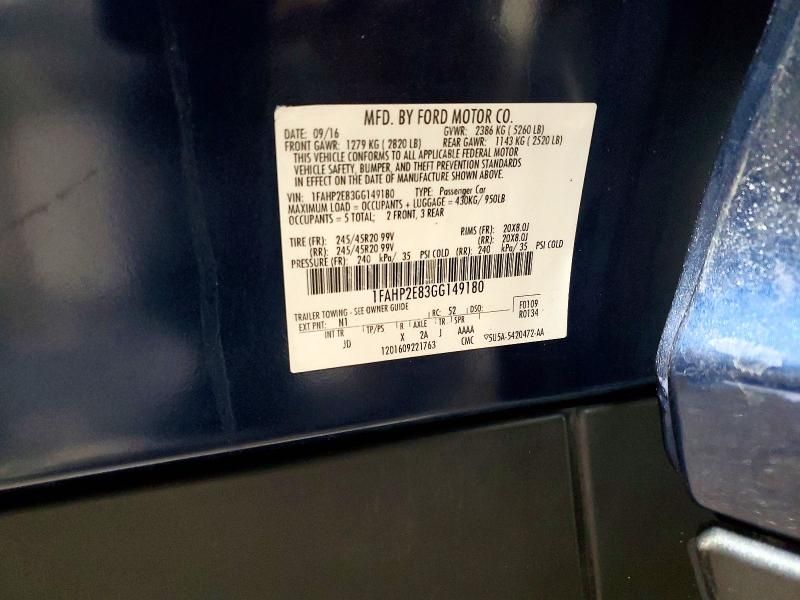 2016 Ford Taurus sel