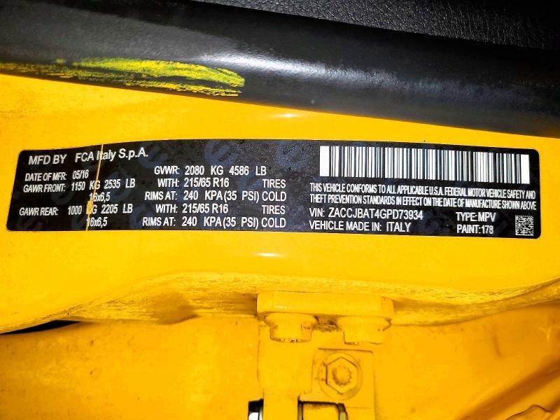 2016 Jeep Renegade Sport