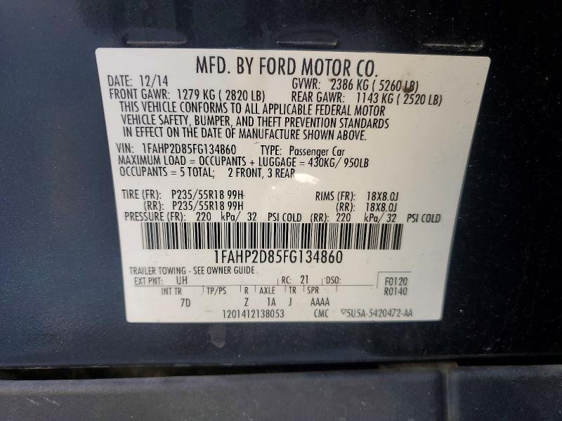 2015 Ford Taurus se