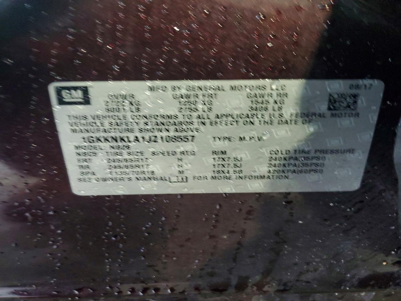 2018 GMC Acadia sle