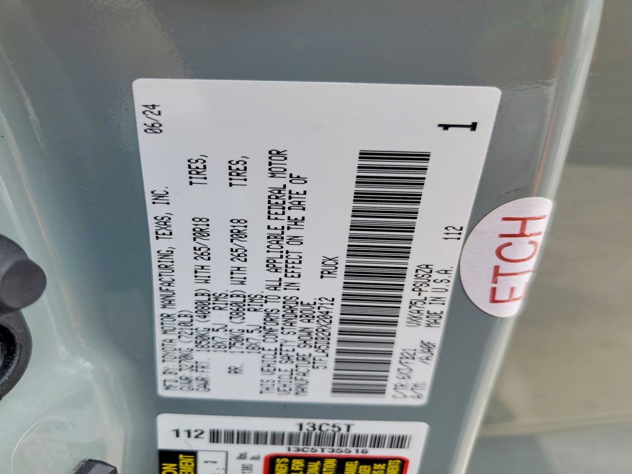 2024 Toyota Tundra SR5