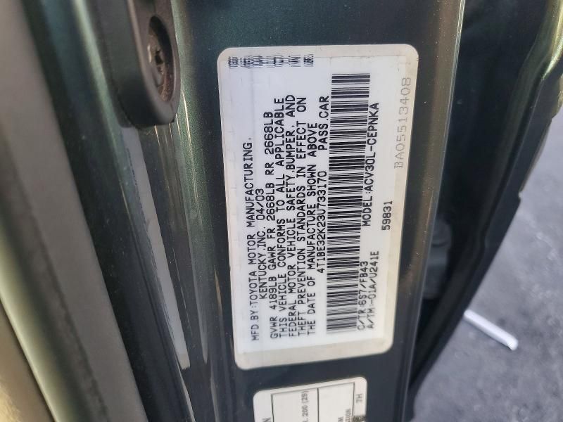 2003 Toyota Camry le