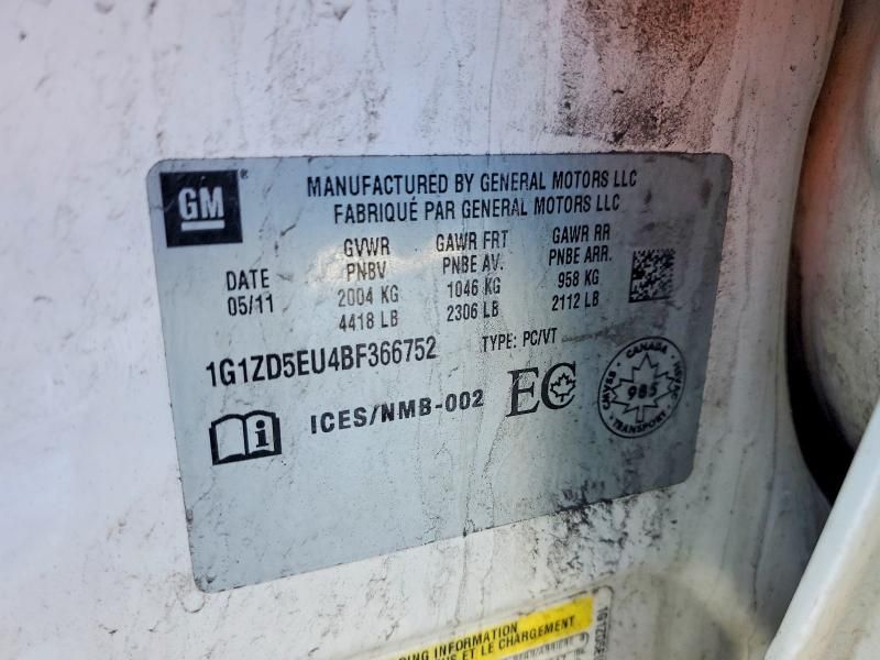 2011 Chevrolet Malibu 2LT