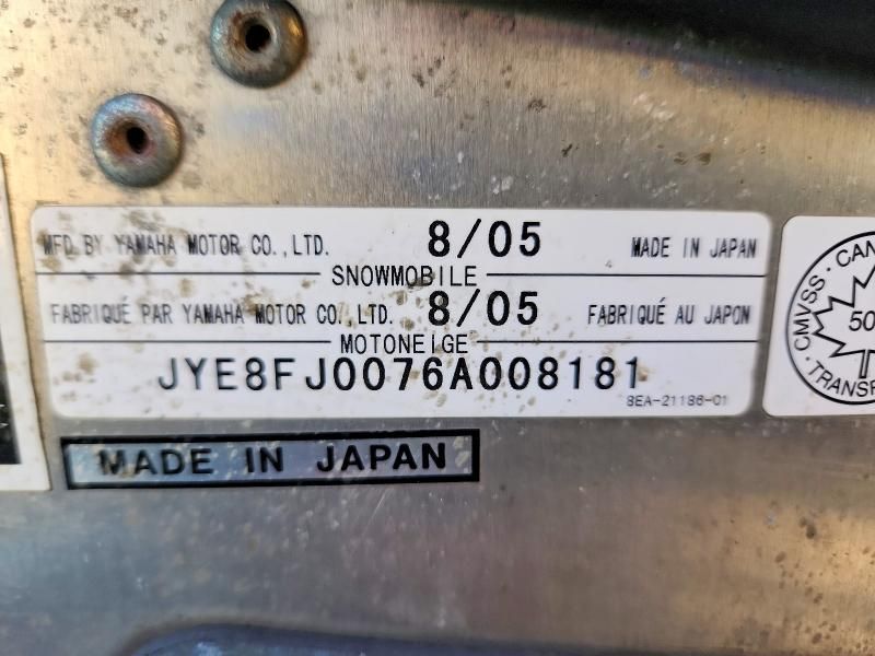 2006 Yamaha Snowmobile