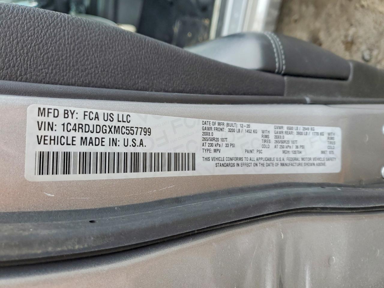 2021 Dodge Durango gt