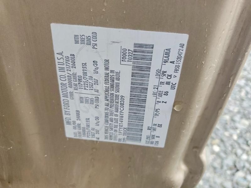 2000 Ford Ranger Super cab