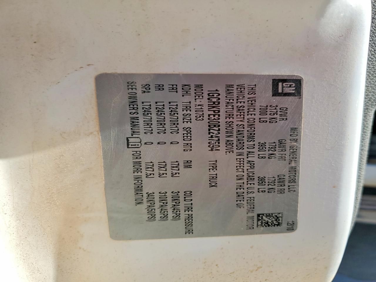 2011 Chevrolet Silverado K1500