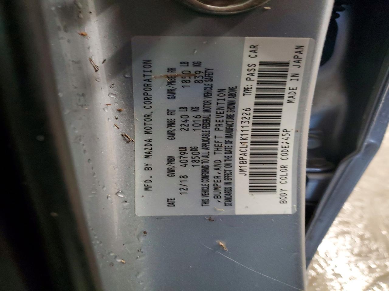 2019 Mazda 3 Preferred Plus